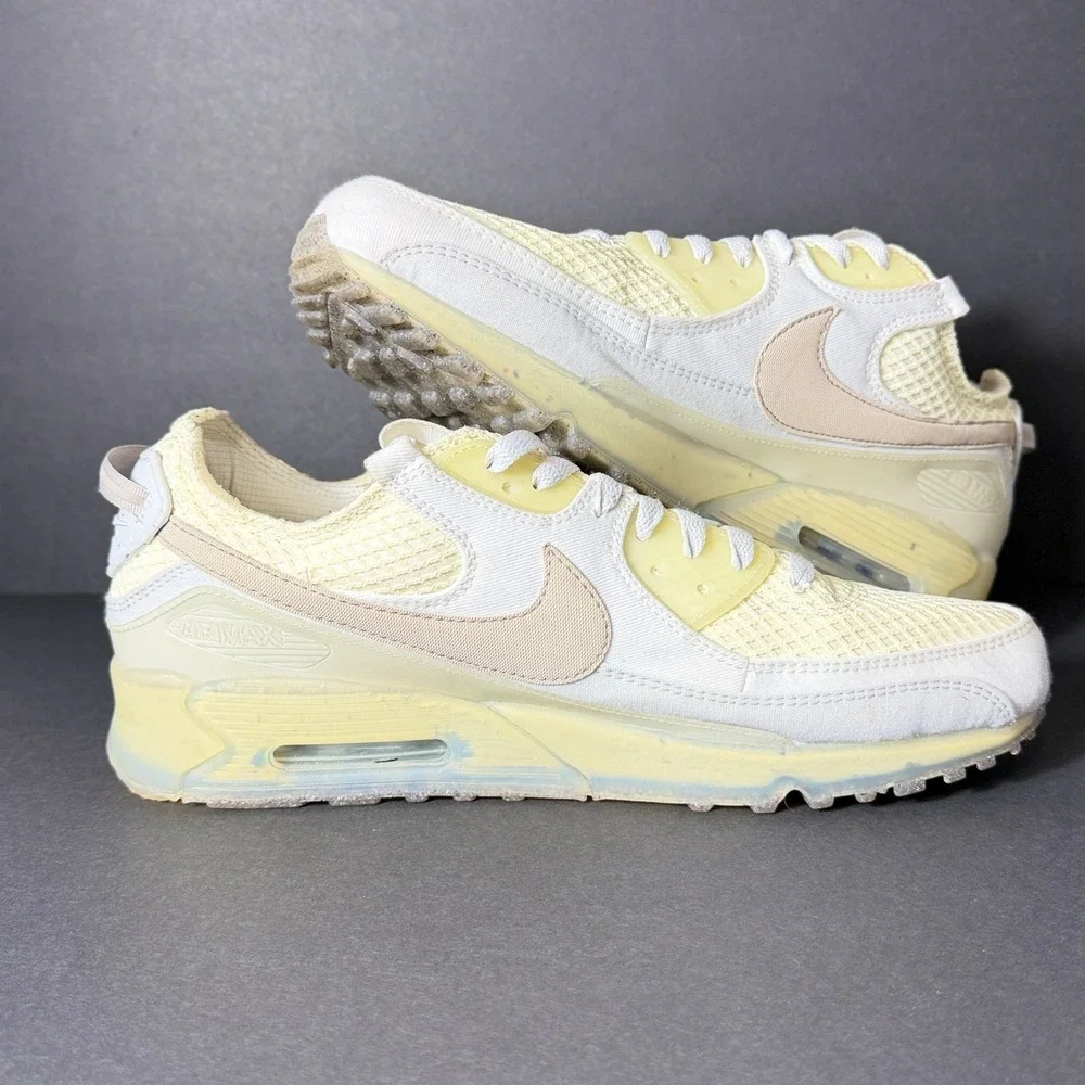 Nike Air Max Terrascape 90 White/Beige Low Top Men's Sneakers DM0033-100 Size 14